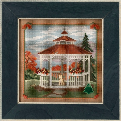 Mill Hill Gazebo Cross Stitch Kit Buttons & Beads MH141825