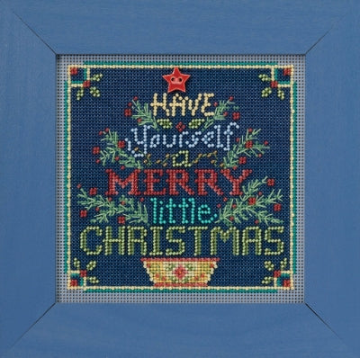 Mill Hill Merry Little Christmas Cross Stitch Kit 2018 Buttons & Beads MH141831
