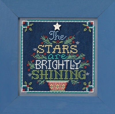 Mill Hill Brightly Shining Cross Stitch Kit Buttons & Beads MH141833