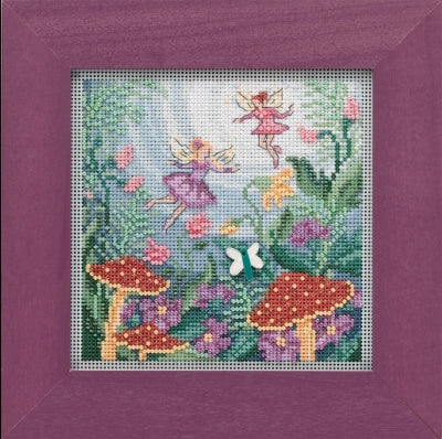 Mill Hill Fairy Garden Cross Stitch Kit Buttons & Beads MH141921