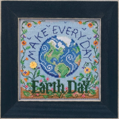 Mill Hill Earth Day Cross Stitch Kit 2020 Buttons & Beads Spring MH142015