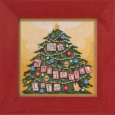 Mill Hill It's a Wonderful Life Cross Stitch Kit 2020 Buttons & Beads MH142035