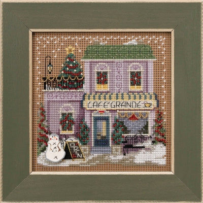 Mill Hill Cafe Grande Cross Stitch Kit Buttons & Beads MH142136