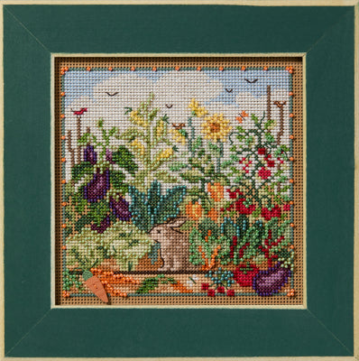 Mill Hill Bunny Garden Cross Stitch Kit Buttons & Beads MH142513