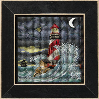 Mill Hill Haunted Lighthouse Cross Stitch Kit Buttons & Beads MH142522