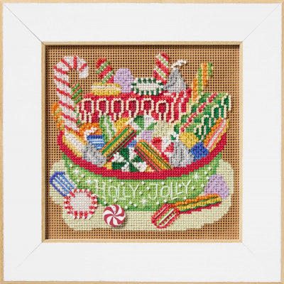 Mill Hill  Christmas Candy Cross Stitch Kit Buttons & Beads MH14-2635