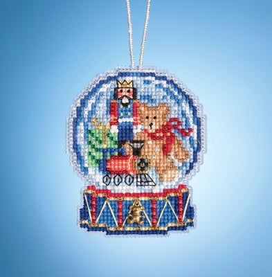 Mill Hill Snow Globe Ornaments - Toy Shop Globe Cross Stitch Kit MH16-1934