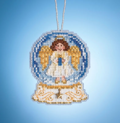 Mill Hill Snow Globe Ornaments - Angel Globe Cross Stitch Kit MH16-1935