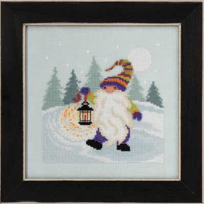 Mill Hill Gnome Quartet Cross Stitch Kit - Hiking Gnome MH172014