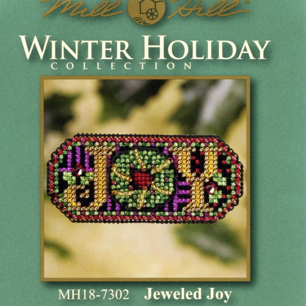 Mill Hill Winter Holiday Ornaments - Jeweled Joy MH18-7302