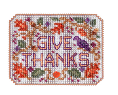 Mill Hill Give Thanks Cross Stitch Kit MH182222