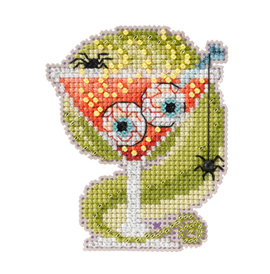 Mill Hill Eyeball Martini Cross Stitch Kit MH182223