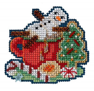 Mill Hill Winter Holiday Collection - Marshmallow Snowman MH18-2231