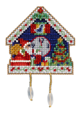 Mill Hill Winter Holiday Ornaments - Cuckoo Clock Cross Stitch Kit MH18-2235