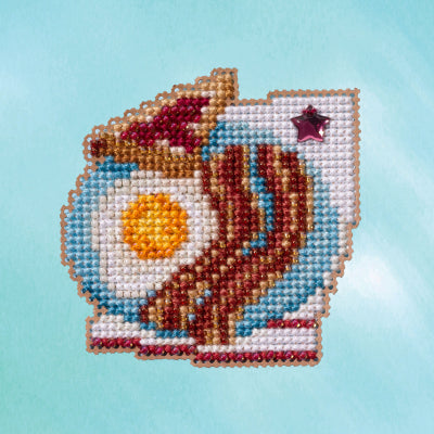 Mill Hill Bacon and Eggs Cross Stitch Kit MH182314