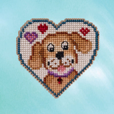 Mill Hill Puppy Love Cross Stitch Kit MH182315