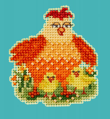 Mill Hill Mama Hen Cross Stitch Kit MH182411