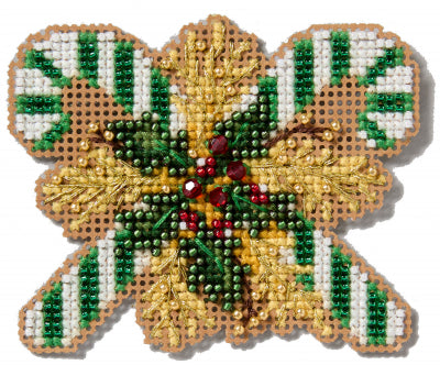 Mill Hill Winter Holiday Collection - Green Candy Canes MH18-2532