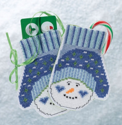 Mill Hill Mittens Trilogy - Snowman Mittens MH191831