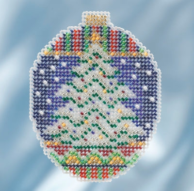 Mill Hill Beaded Holiday Ornaments - Icy Evergreen  MH21-1813