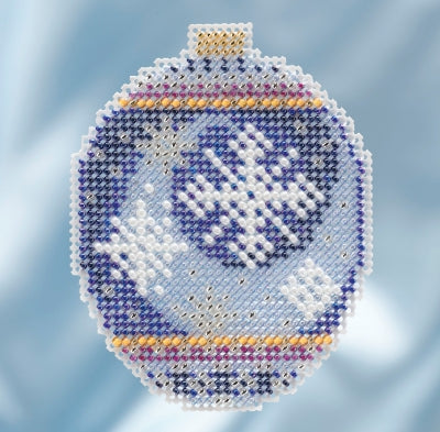 Mill Hill Beaded Holiday Ornaments - Midnight Snowfall  MH21-1815