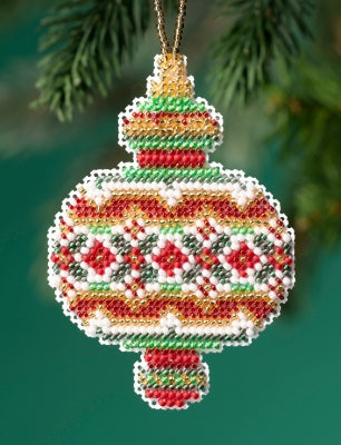 Mill Hill Beaded Holiday Ornaments - Ruby Diamond MH21-1913