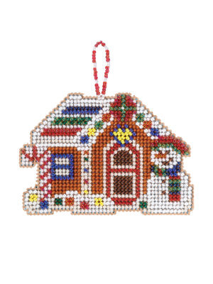 Mill Hill Beaded Holiday Ornaments - Gingerbread Cabin MH21-2114