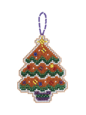 Mill Hill Beaded Holiday Ornaments - Gingerbread Tree MH21-2115