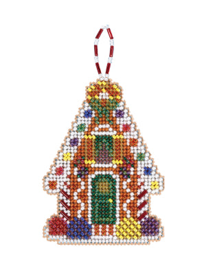 Mill Hill Beaded Holiday Ornaments - Gingerbread Chalet MH21-2116