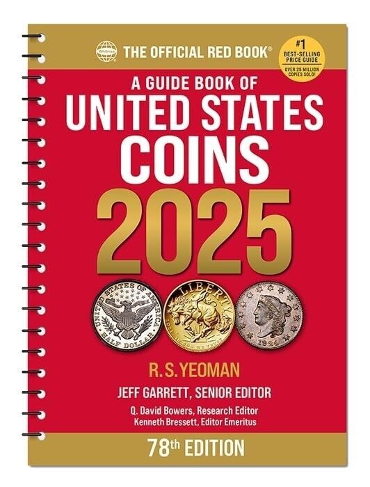 Official 2025 Red Book - A Guide Book of United States Coins