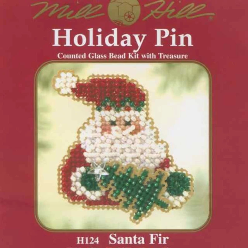 Mill Hill Holiday Pin - Santa Fir HI24