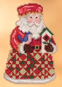 Mill Hill Jim Shore Cozy Christmas Santa Cross Stitch Kit JS203104