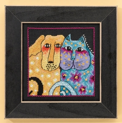 Mill Hill Laurel Burch Fur-ever Friends Cross Stitch Kit LB30-1612