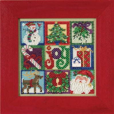 Mill Hill Joy of Christmas Cross Stitch Kit 2015 Buttons & Beads MH145301