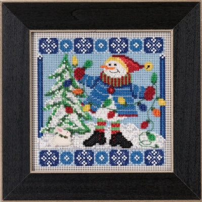 Mill Hill Mr. Jack Frost Cross Stitch Kit 2015 Buttons & Beads MH145303