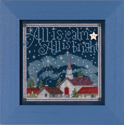 Mill Hill All is Calm Cross Stitch Kit 2015 Buttons & Beads MH145305