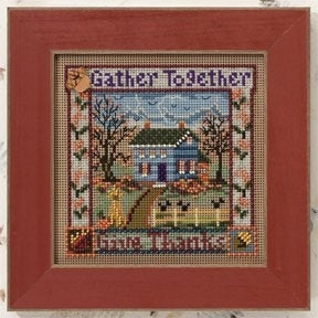 Mill Hill Gather Together Cross Stitch Kit Buttons & Beads MH140202