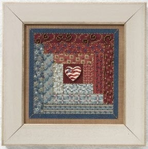Mill Hill Log Cabin Quilt Cross Stitch Kit  MH14-1203