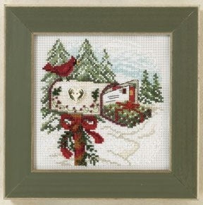 Mill Hill Holiday Delivery Cross Stitch Kit 2011 Buttons & Beads MH141302