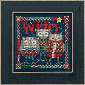 Mill Hill Who Trio Cross Stitch Kit 2013 Buttons & Beads MH143306