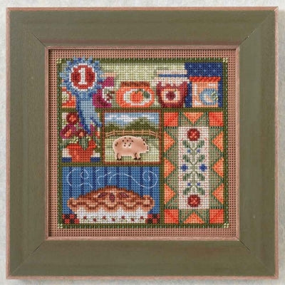Mill Hill Country Fair Cross Stitch Kit 2014 Buttons & Beads MH144201
