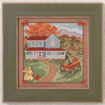 Mill Hill Harvest Home Cross Stitch Kit 2014 Buttons & Beads MH144203