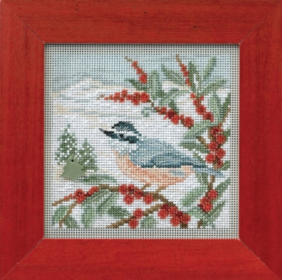 Mill Hill Nuthatch Cross Stitch Kit 2014 Buttons & Beads MH144303