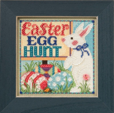 Mill Hill Egg Hunt Cross Stitch Kit Buttons & Beads Spring MH14-5106