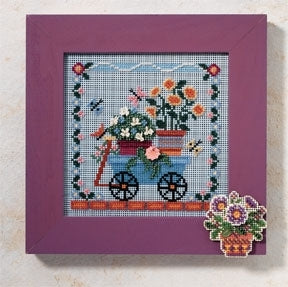 Mill Hill Welcome Wagon Cross Stitch Kit 2006 Buttons & Beads MH146103