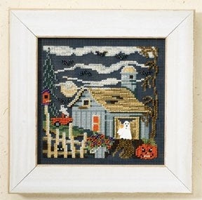 Mill Hill Midnight Farm Cross Stitch Kit Buttons & Beads MH147204