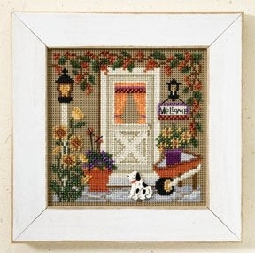 Mill Hill Country Welcome Cross Stitch Kit Buttons & Beads MH147206