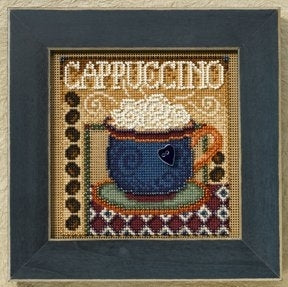 Mill Hill Cappuccino Cross Stitch Kit Buttons & Beads MH148202