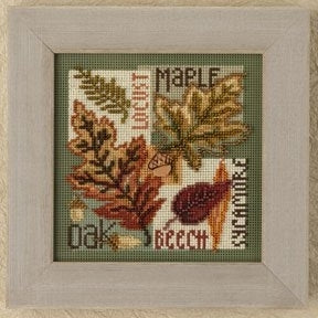 Mill Hill Fall Leaves Cross Stitch Kit 2009 Buttons & Beads MH149204