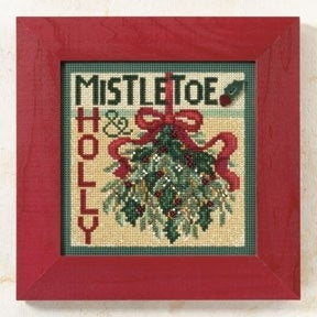 Mill Hill Mistletoe Cross Stitch Kit 2009 Buttons & Beads MH149304